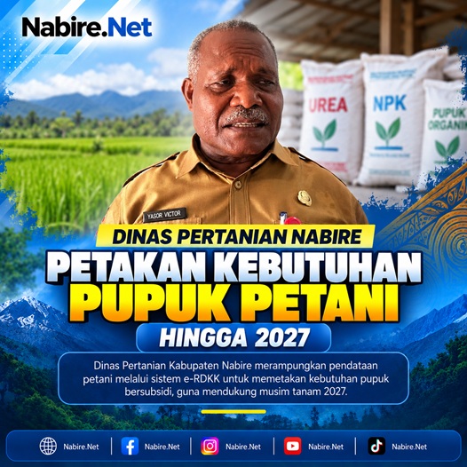(Dinas Pertanian Nabire Petakan Kebutuhan Pupuk Petani hingga 2027)