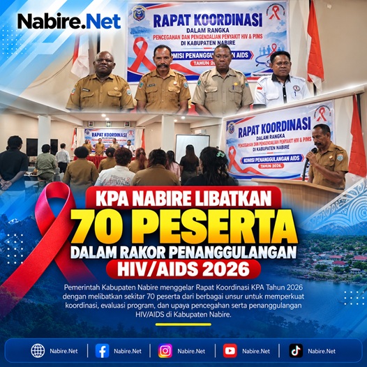 (KPA Nabire Libatkan 70 Peserta dalam Rakor Penanggulangan HIV/AIDS 2026)