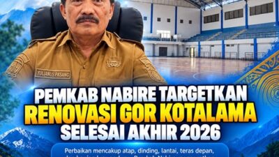 (Pemkab Nabire Targetkan Renovasi GOR Kotalama Selesai Akhir 2026)